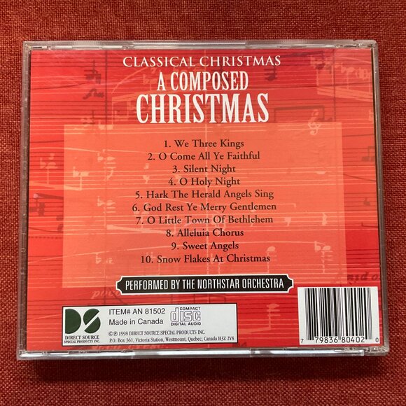🔌5/$25 - CD - A Composed Christmas - Picture 2 of 2